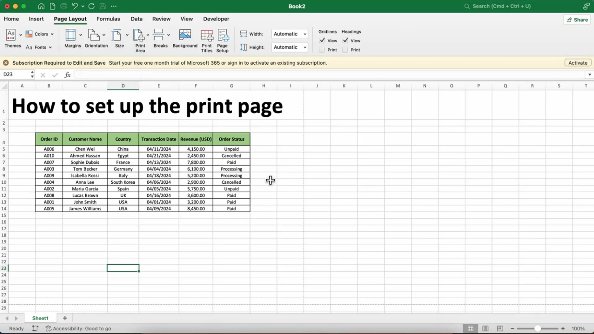 'Video thumbnail for 🖨️ Master Excel Print Setup – Print Your Data Perfectly Every Time!'