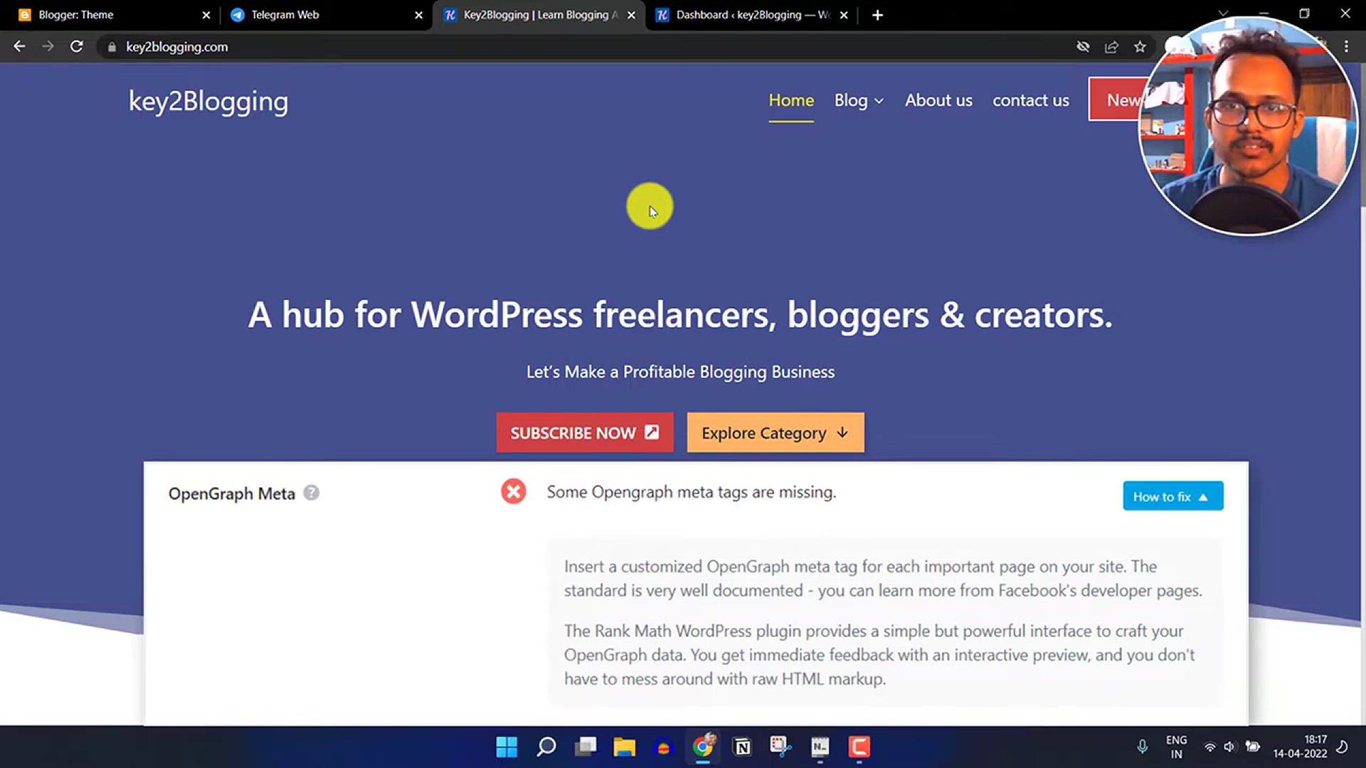 'Video thumbnail for How To Fix OpenGraph Meta Thumbnails In WordPress ( 𝗙𝗶𝘅 𝗦𝗼𝗰𝗶𝗮𝗹 𝗠𝗲𝗱𝗶𝗮 𝗣𝗿𝗲𝘃𝗶𝗲𝘄 𝗜𝗺𝗮𝗴𝗲 )'
