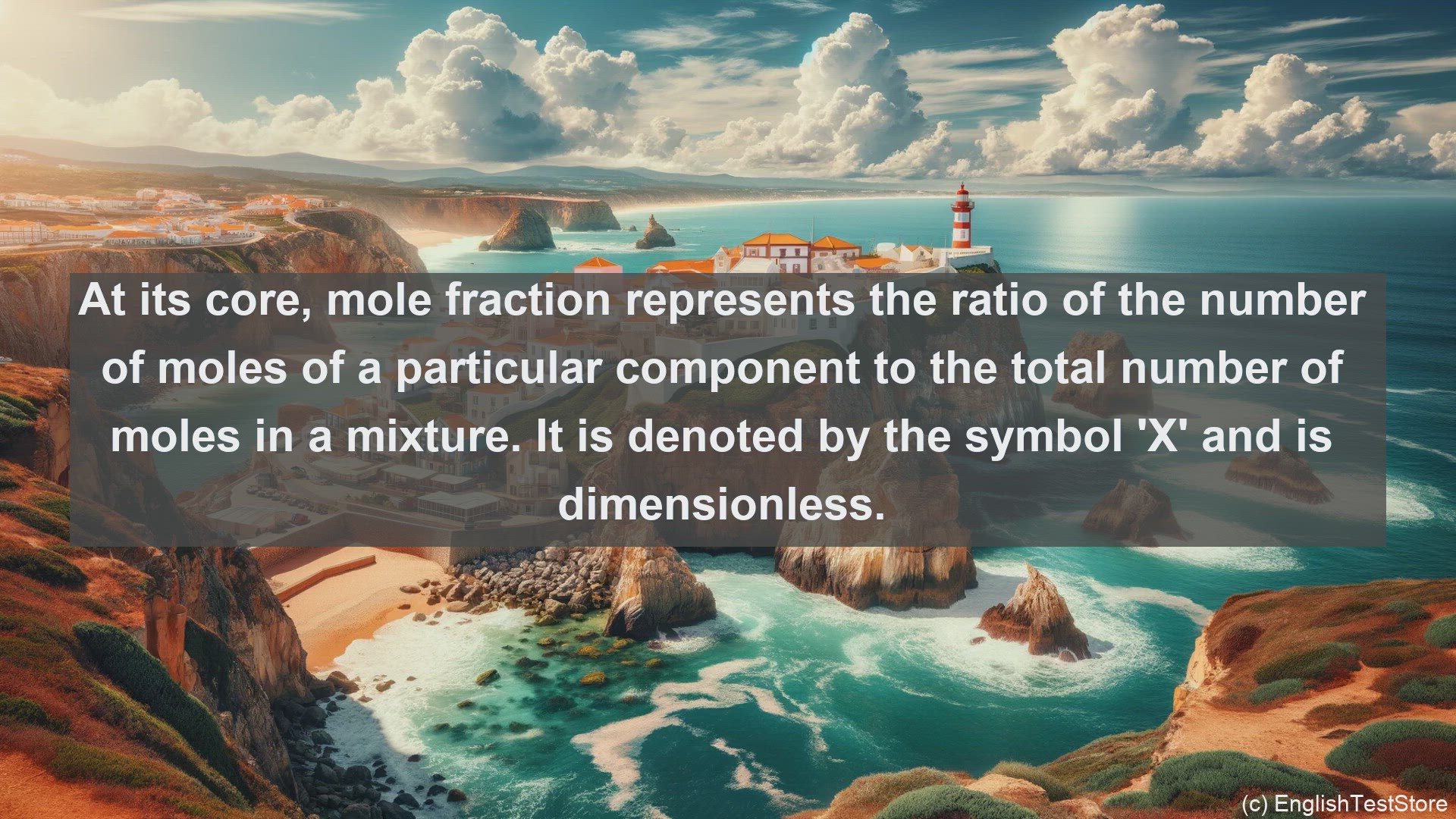 'Video thumbnail for Mole fraction in science  definition and examples'