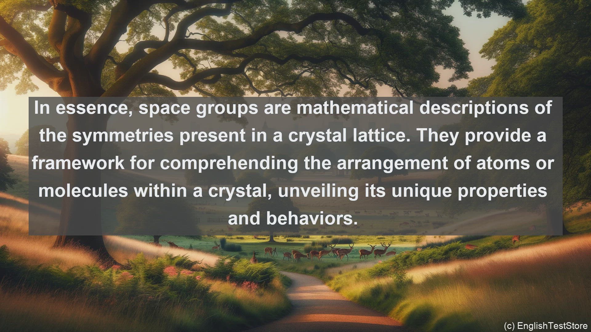 'Video thumbnail for Space group in science  definition and examples'