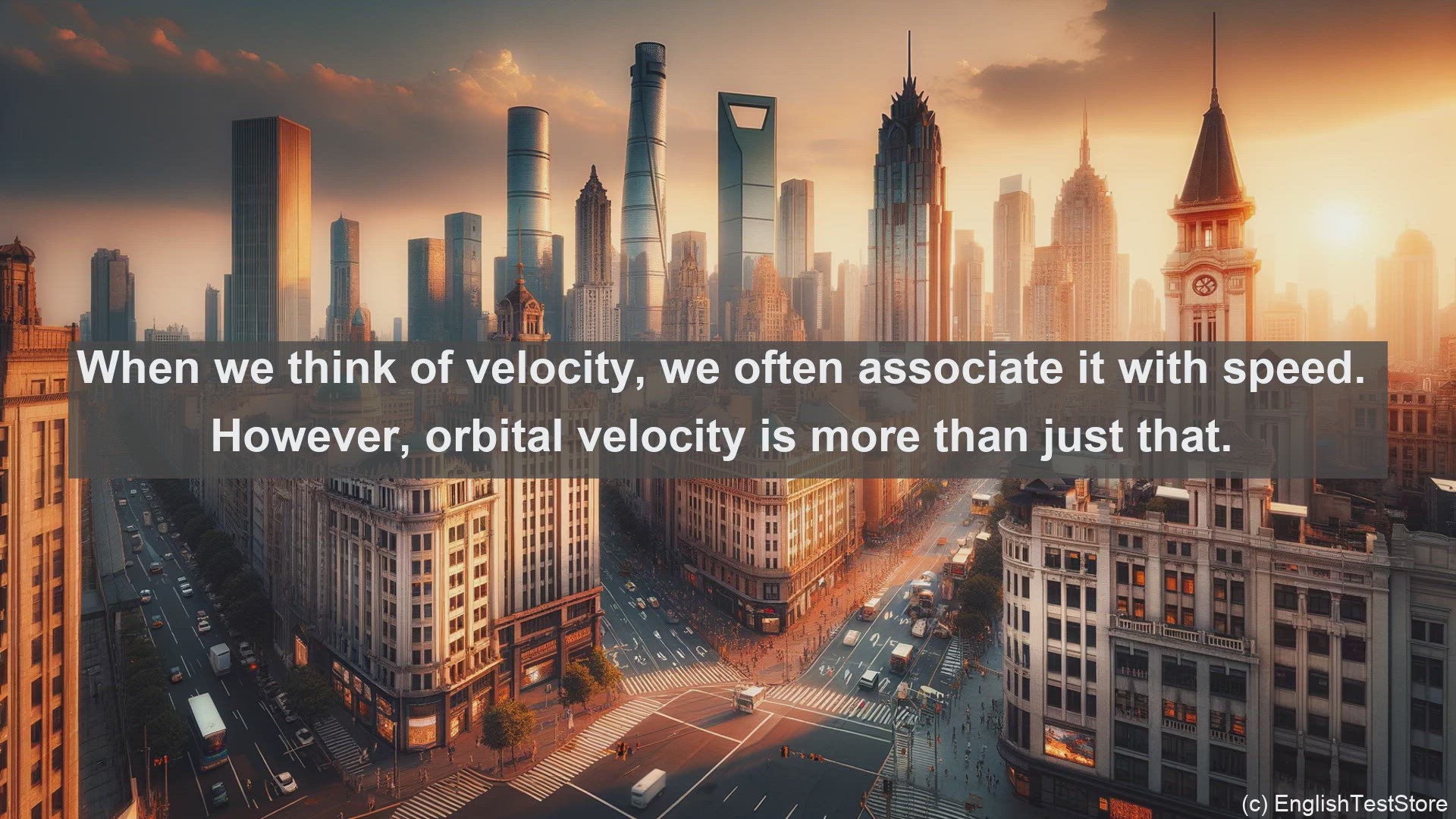 'Video thumbnail for Orbital velocity in science  definition and examples'