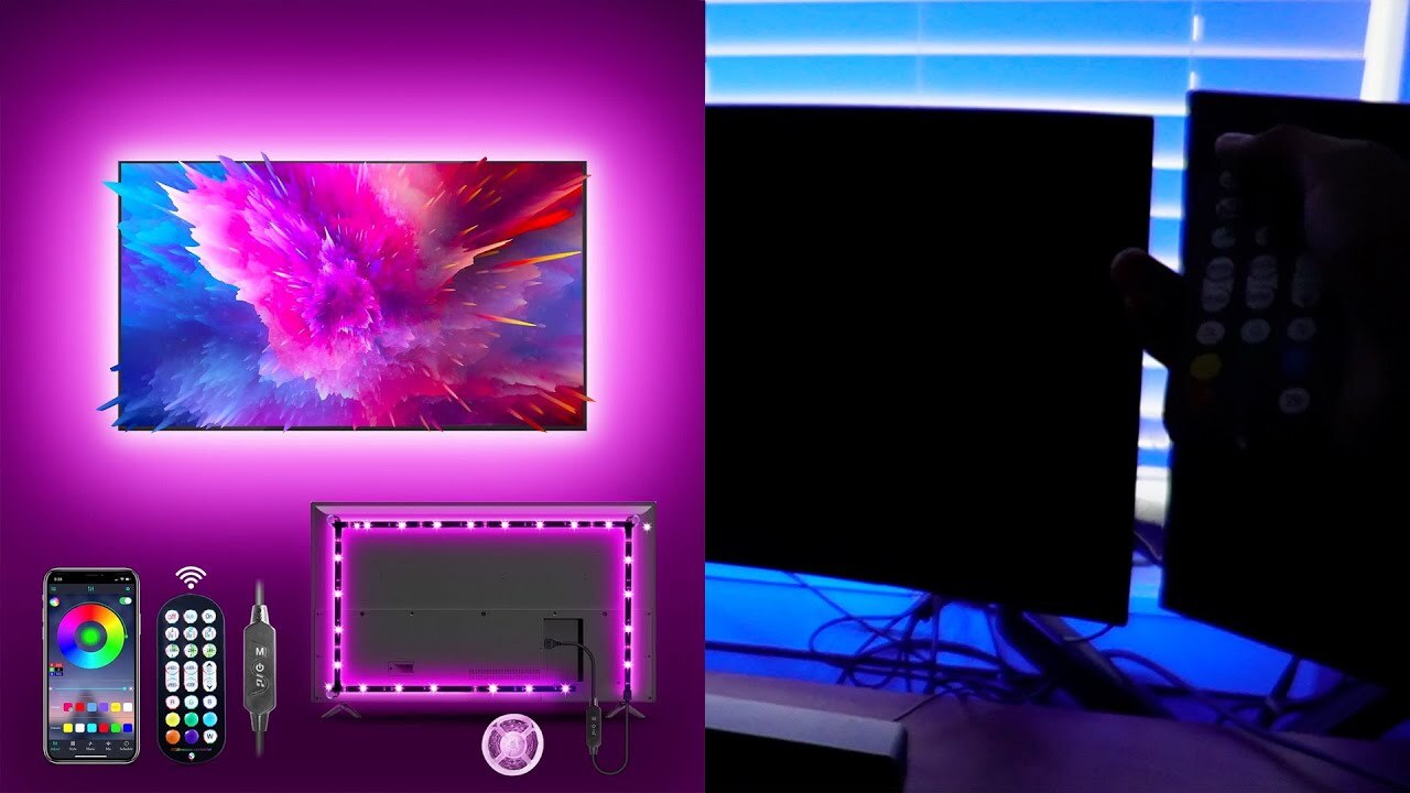 'Video thumbnail for MATICOD LED RGB Strip Lights for TV Review'