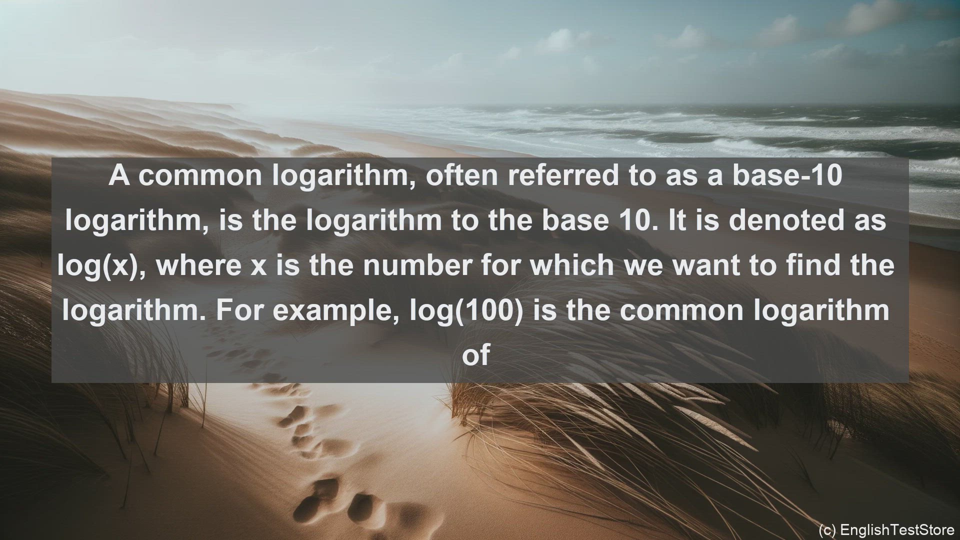 'Video thumbnail for Common logarithms in science  definition and examples'