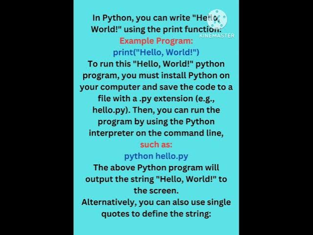 Video thumbnail for python example code