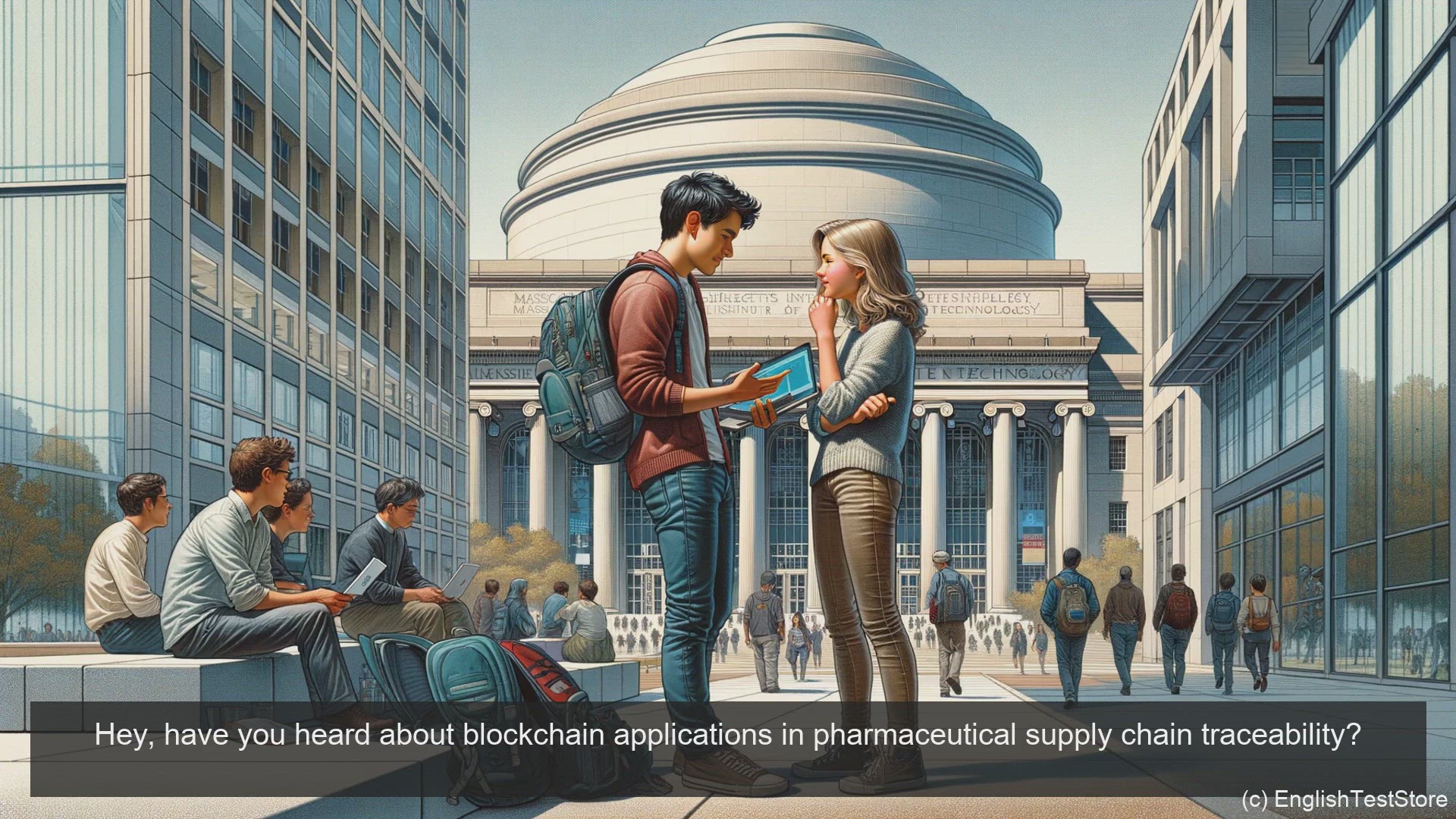 'Video thumbnail for English Conversation for Informatics Engineering: Blockchain Applications in Pharmaceutical Supply Chain Traceability'