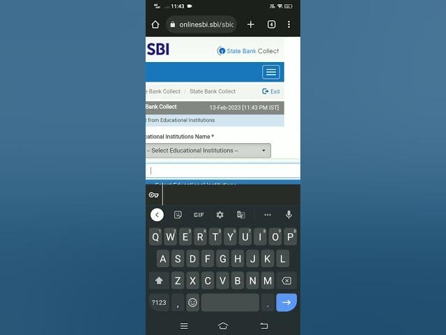 Video thumbnail for SBI COLLECT CU EXAM FEES PROCESS (PG FEES PAYMENT)