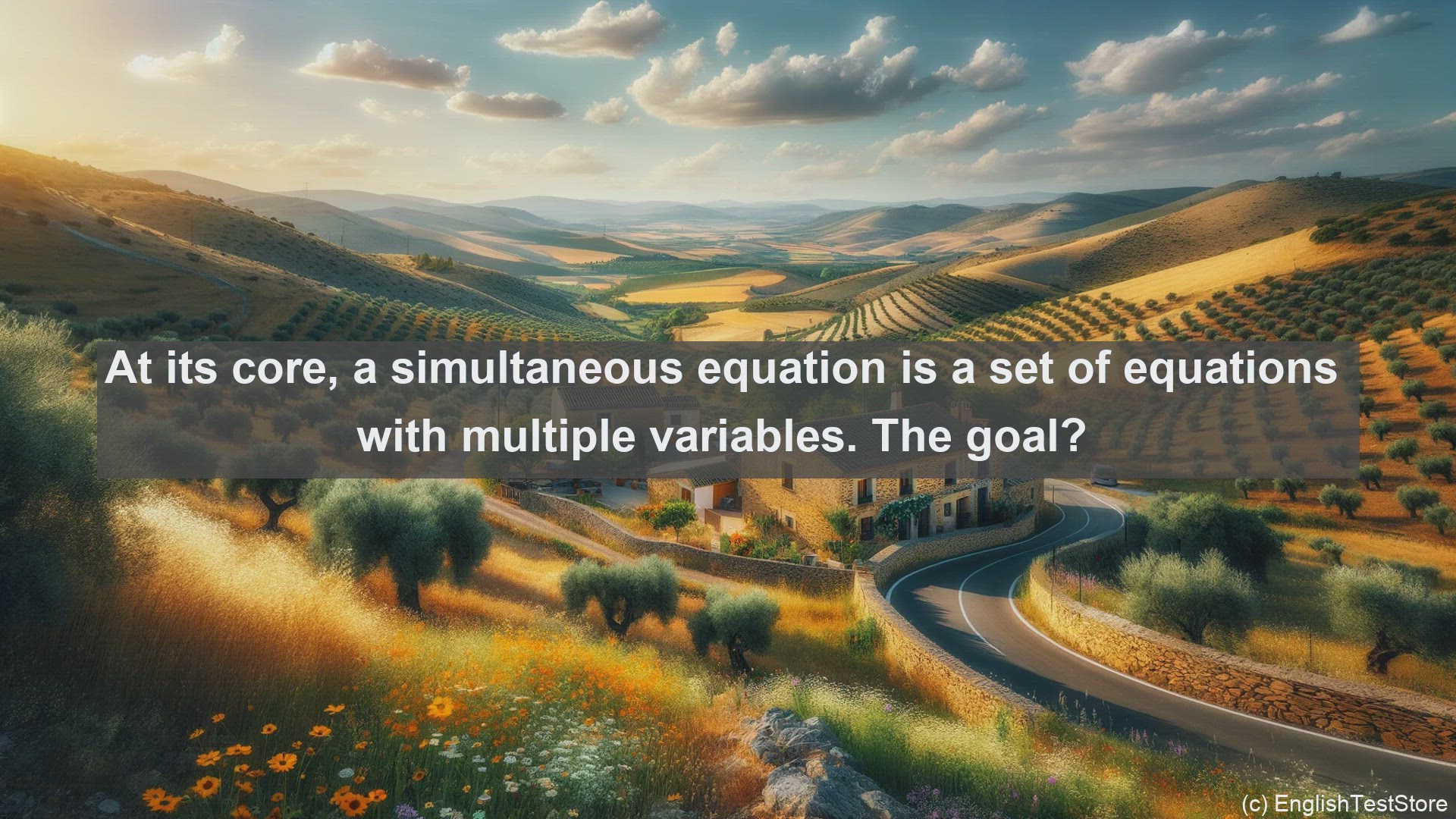 'Video thumbnail for Simultaneous equations in science  definition and examples'