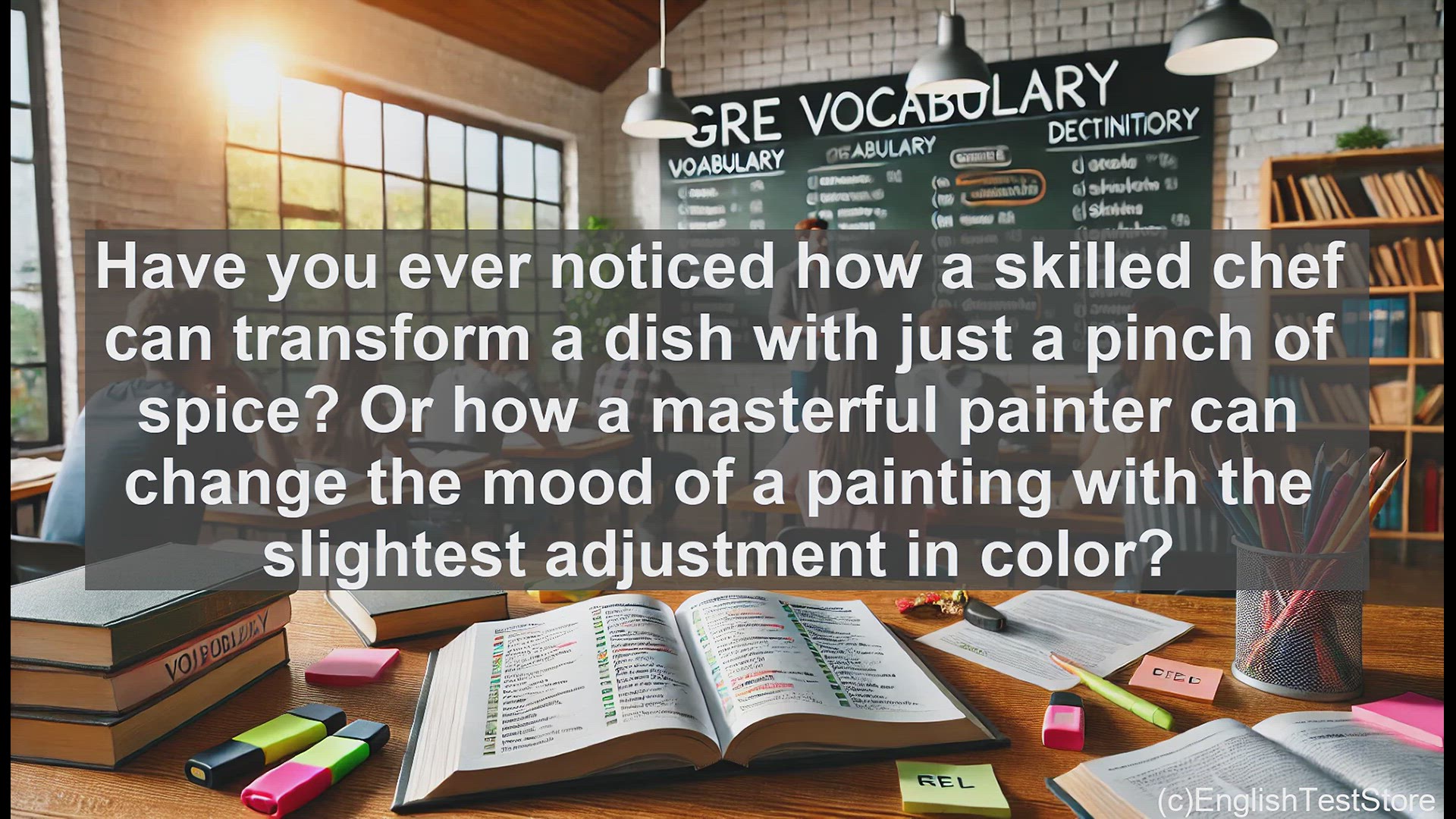'Video thumbnail for GRE Vocabulary Lesson: Exploring the Power of Subtlety in Communication'