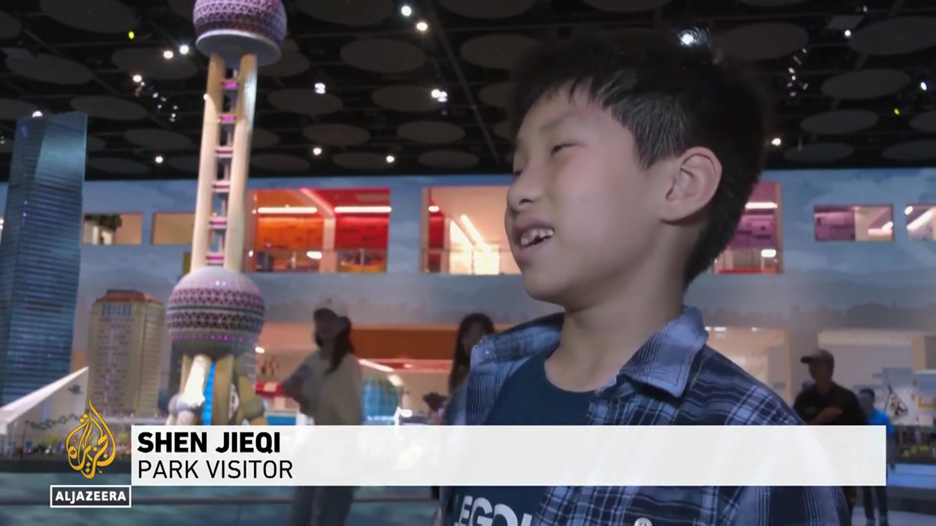 'Video thumbnail for Shanghai's Legoland opens to tourists: 85 million LEGO bricks used to build huge theme park'