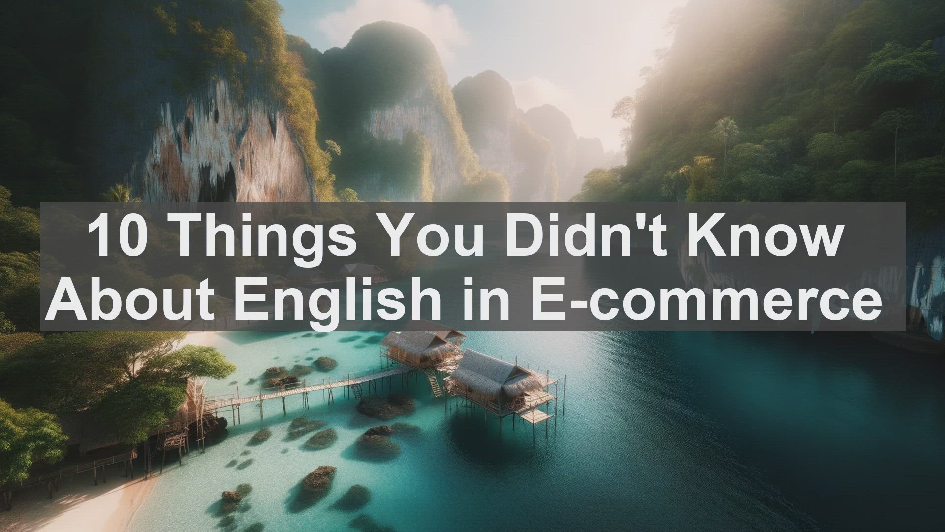 'Video thumbnail for 10 Things You Didn't Know About English in E-commerce '