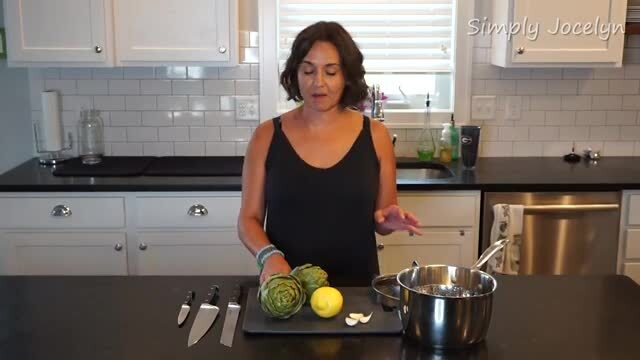 Video thumbnail for How to Make Delicate Tasty Artichokes - Simply Jocelyn