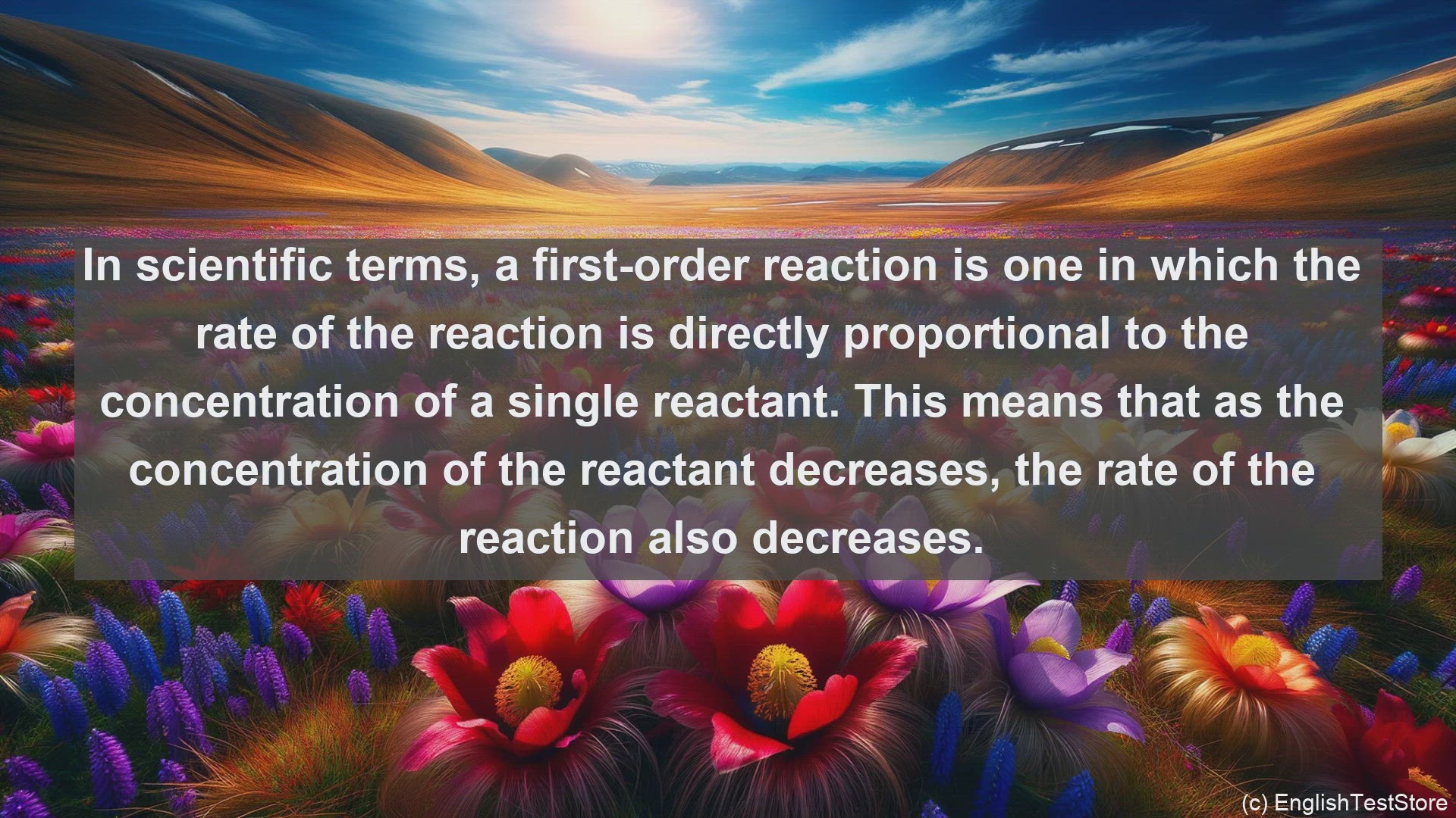 'Video thumbnail for Rst order reaction in science  definition and examples'