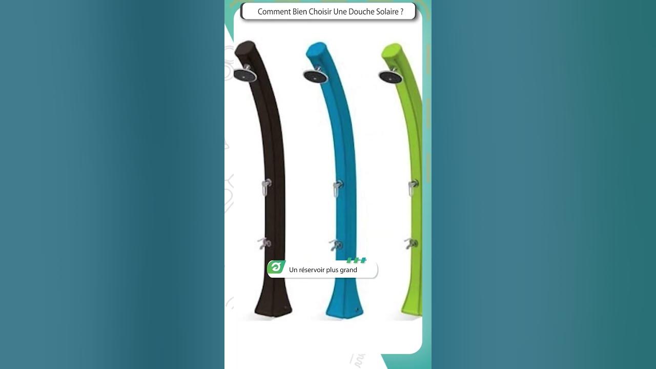 Video thumbnail for 🚿 DOUCHE SOLAIRE - Les critères à prendre en compte ! 🥇