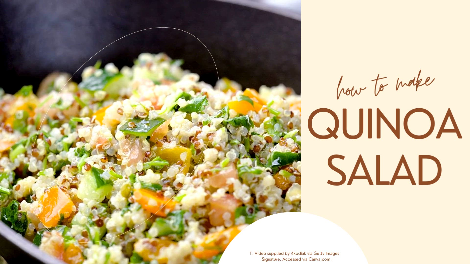 'Video thumbnail for Quinoa Salad'