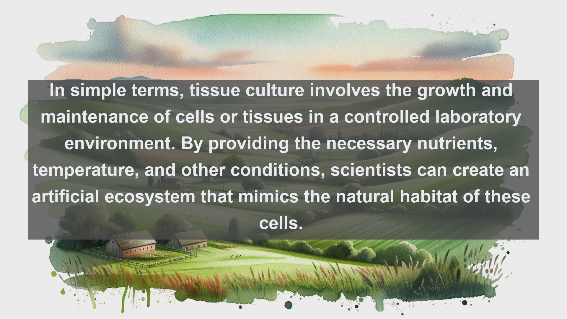'Video thumbnail for Tissue culture in science  definition and examples'