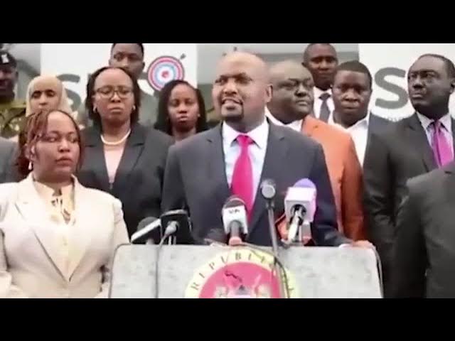 Video thumbnail for Moses kuria's speech to kenyans