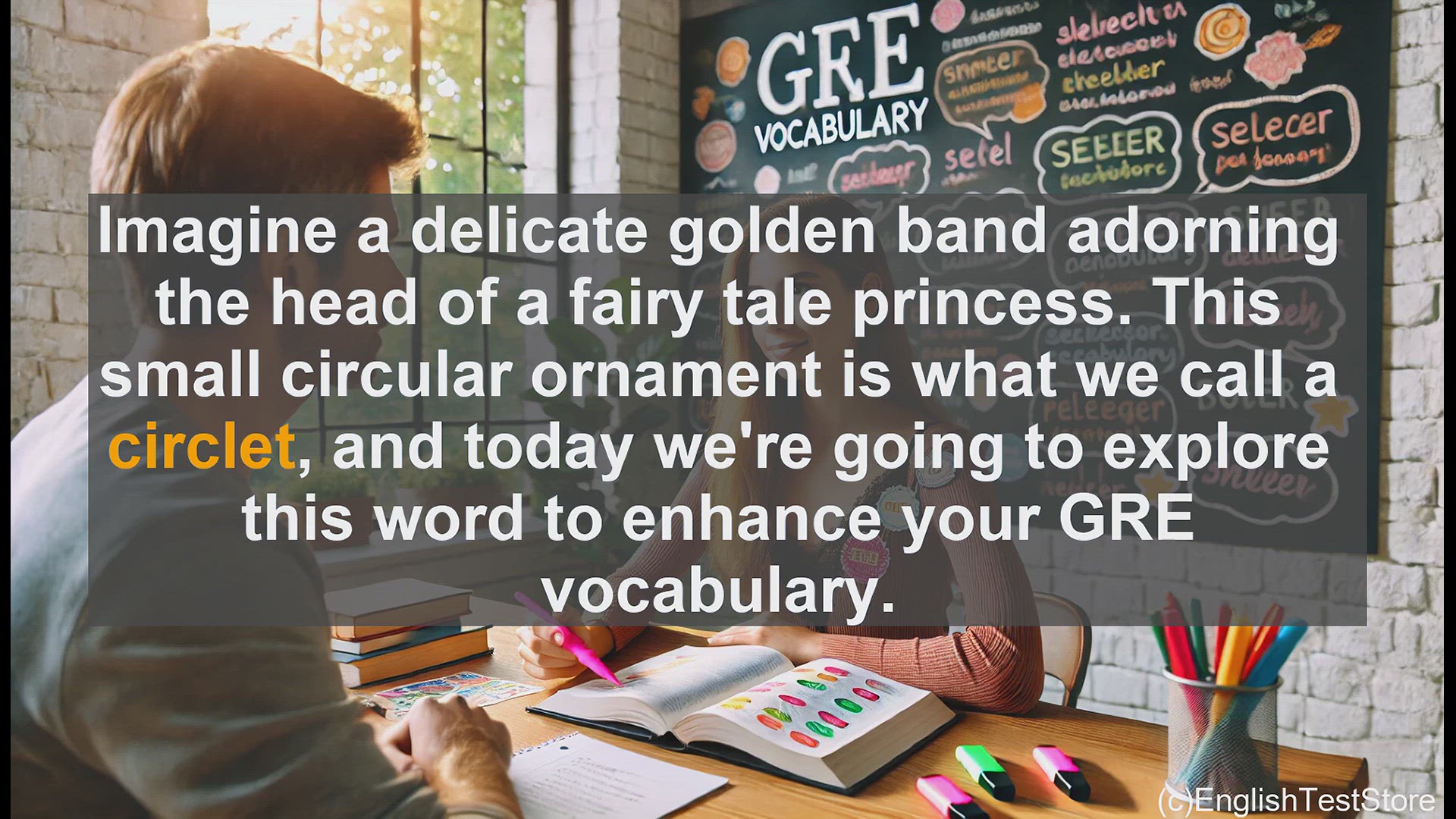 'Video thumbnail for GRE Vocabulary Lesson: Exploring the Enchanting World of Circlets - A GRE Vocabulary Lesson'
