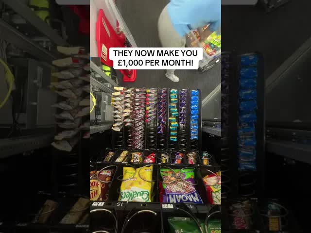 'Video thumbnail for moneymakingmeg: vending machine business roi: earning £1000 per month'