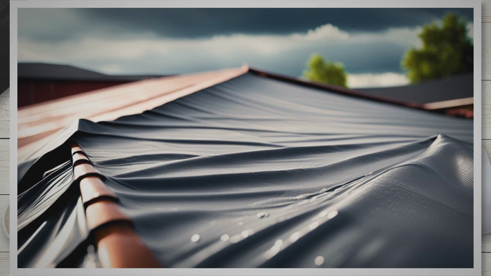 'Video thumbnail for How to Tarp a Roof at Home'