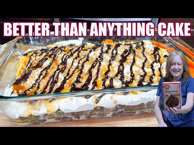 Video thumbnail for BETTER THAN ANYTHING CAKE Made Easy with Box Cake Mix