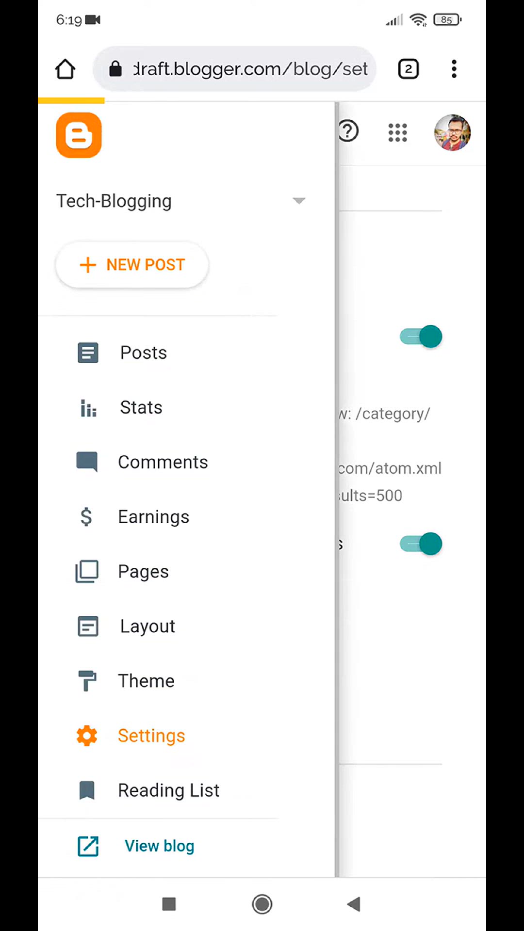 'Video thumbnail for How to Enable Custom Robots.txt in Blogger'