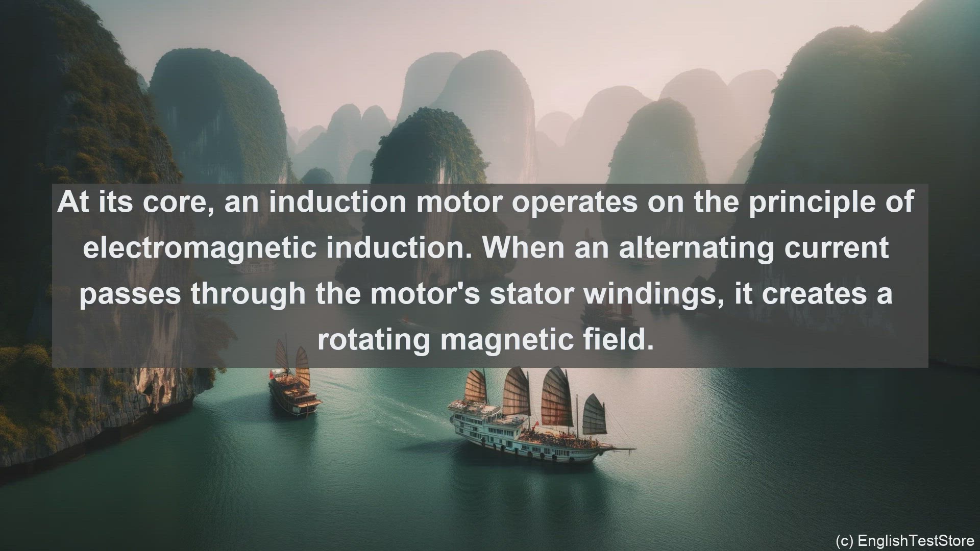 'Video thumbnail for Induction motor in science  definition and examples'