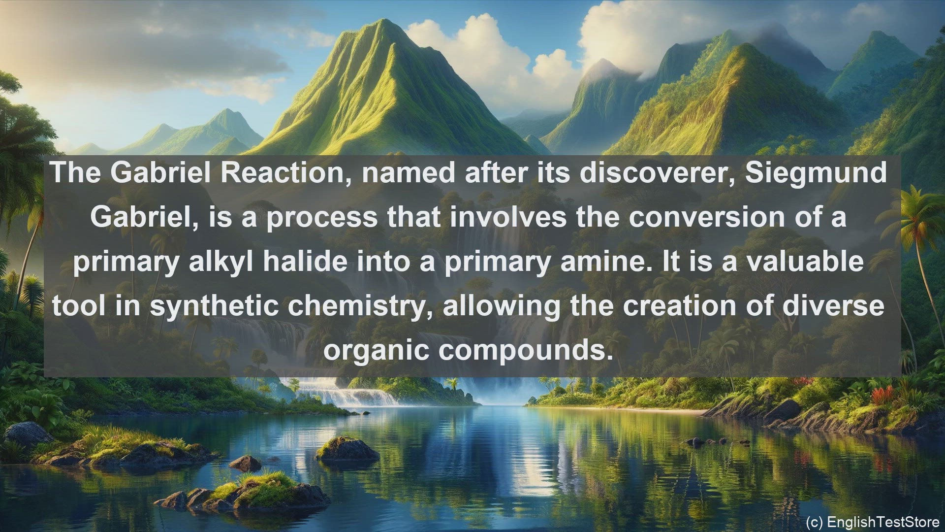 'Video thumbnail for Gabriel reaction in science  definition and examples'