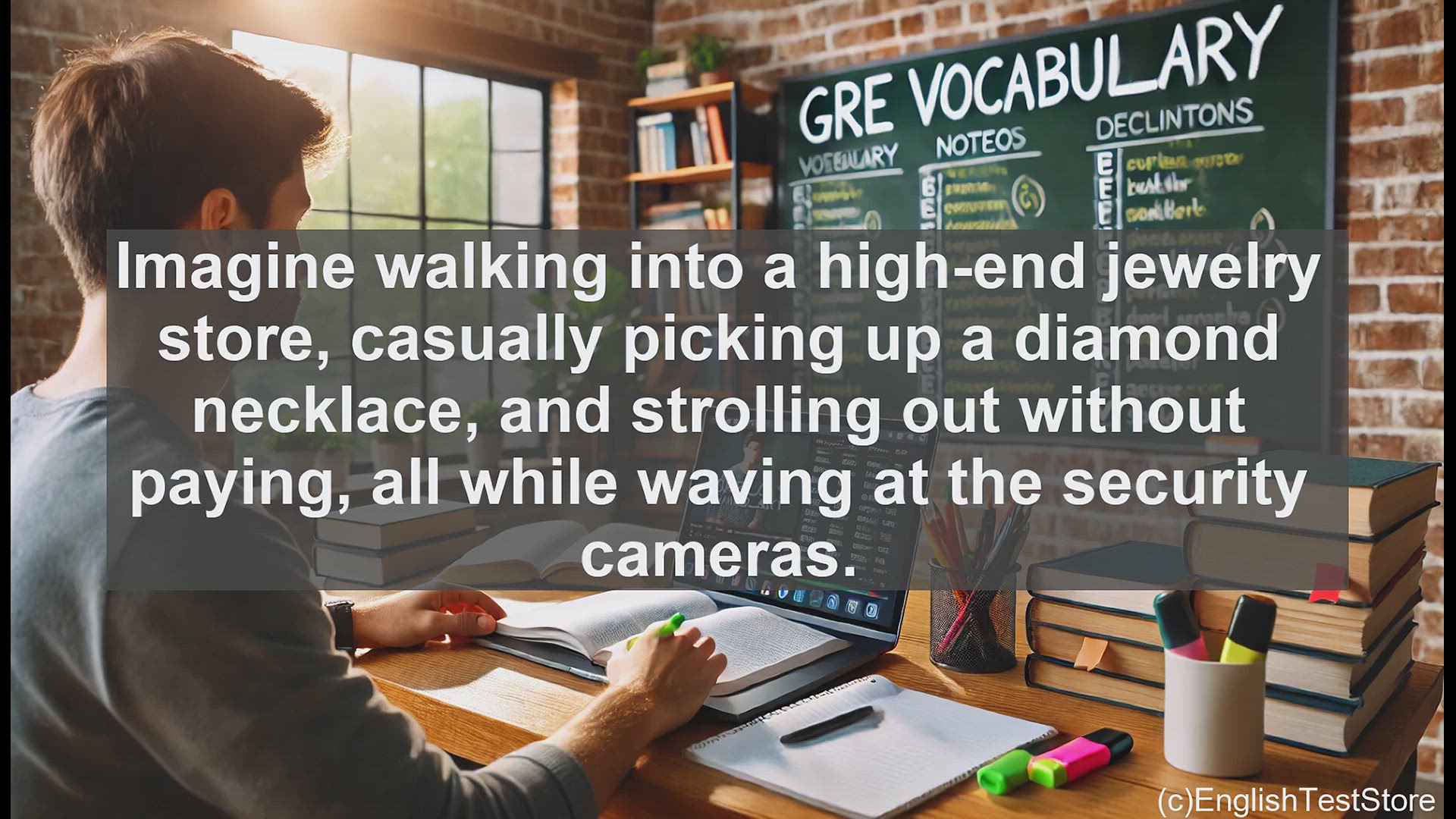 'Video thumbnail for GRE Vocabulary Lesson: The Audacity of Brazen Behavior'