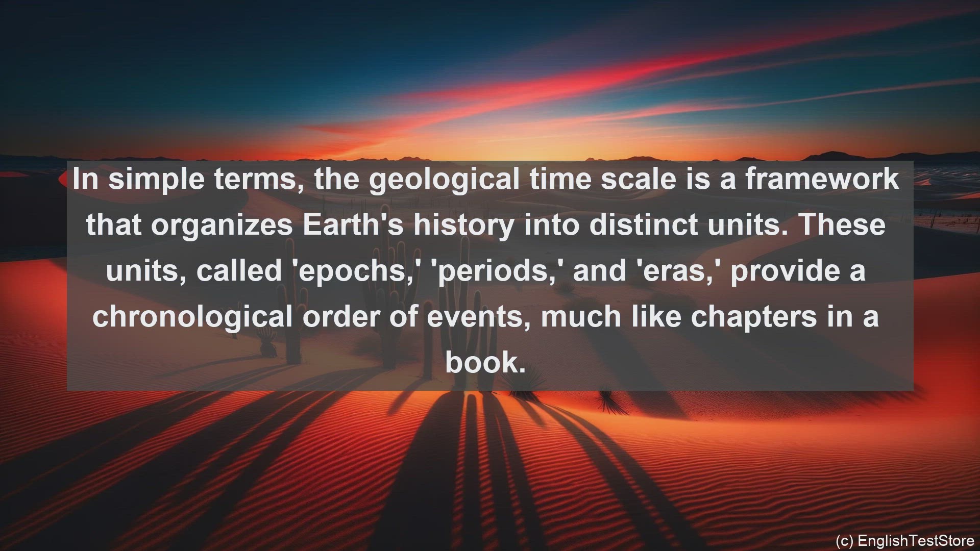 'Video thumbnail for Geological time scale in science  definition and examples'
