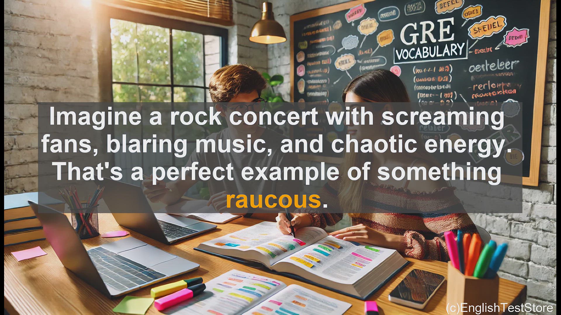 'Video thumbnail for GRE Vocabulary Lesson: Exploring the Powerful Word 'Raucous''