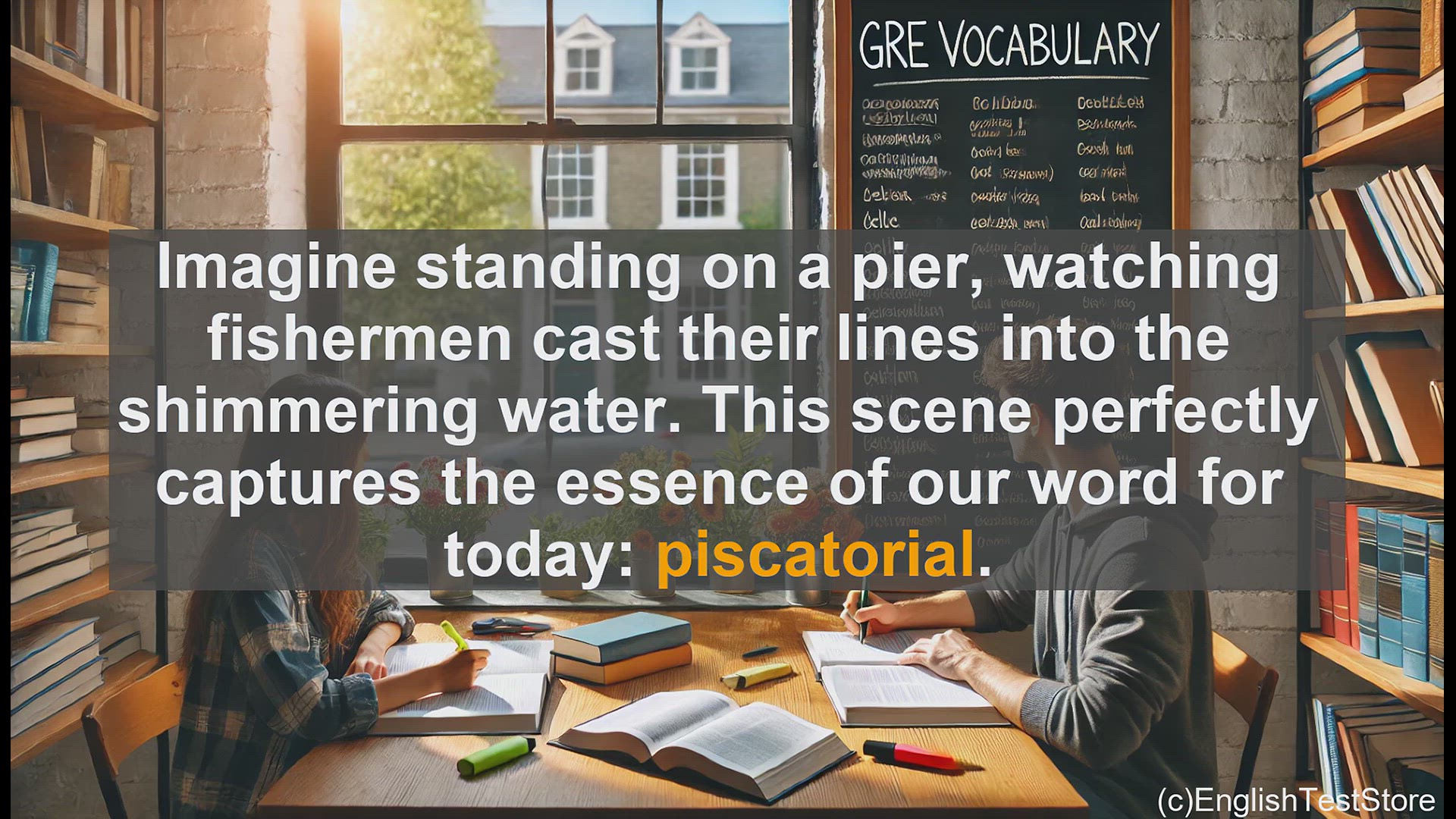 'Video thumbnail for GRE Vocabulary Lesson: The Essence of Piscatorial - Exploring the World of Fishing'