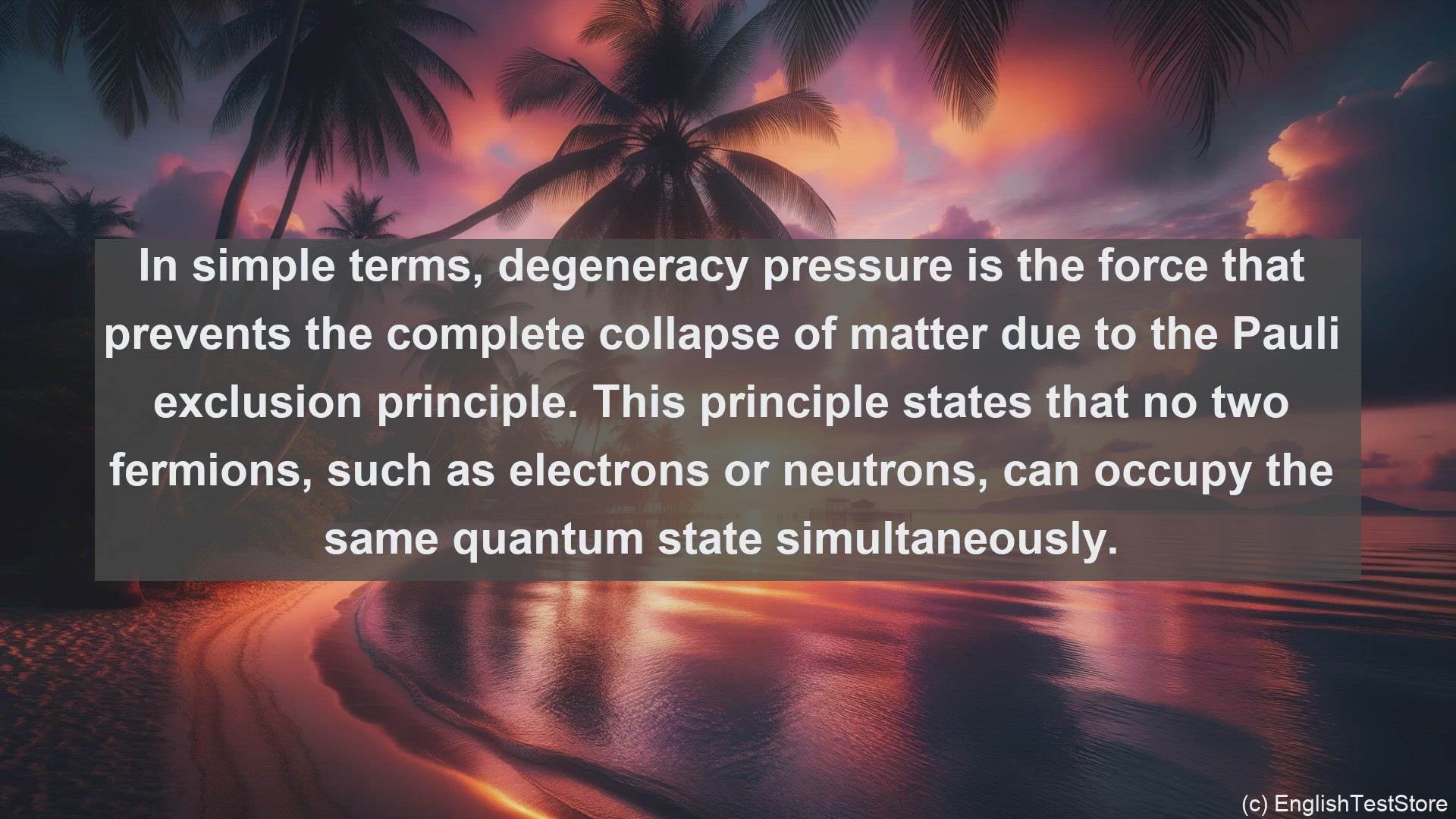 'Video thumbnail for Degeneracy pressure in science  definition and examples'