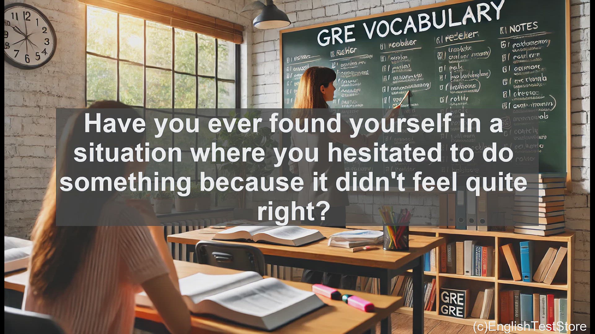 'Video thumbnail for GRE Vocabulary Lesson: GRE Vocabulary - Understanding 'Scruple' - Moral Hesitation Explained'