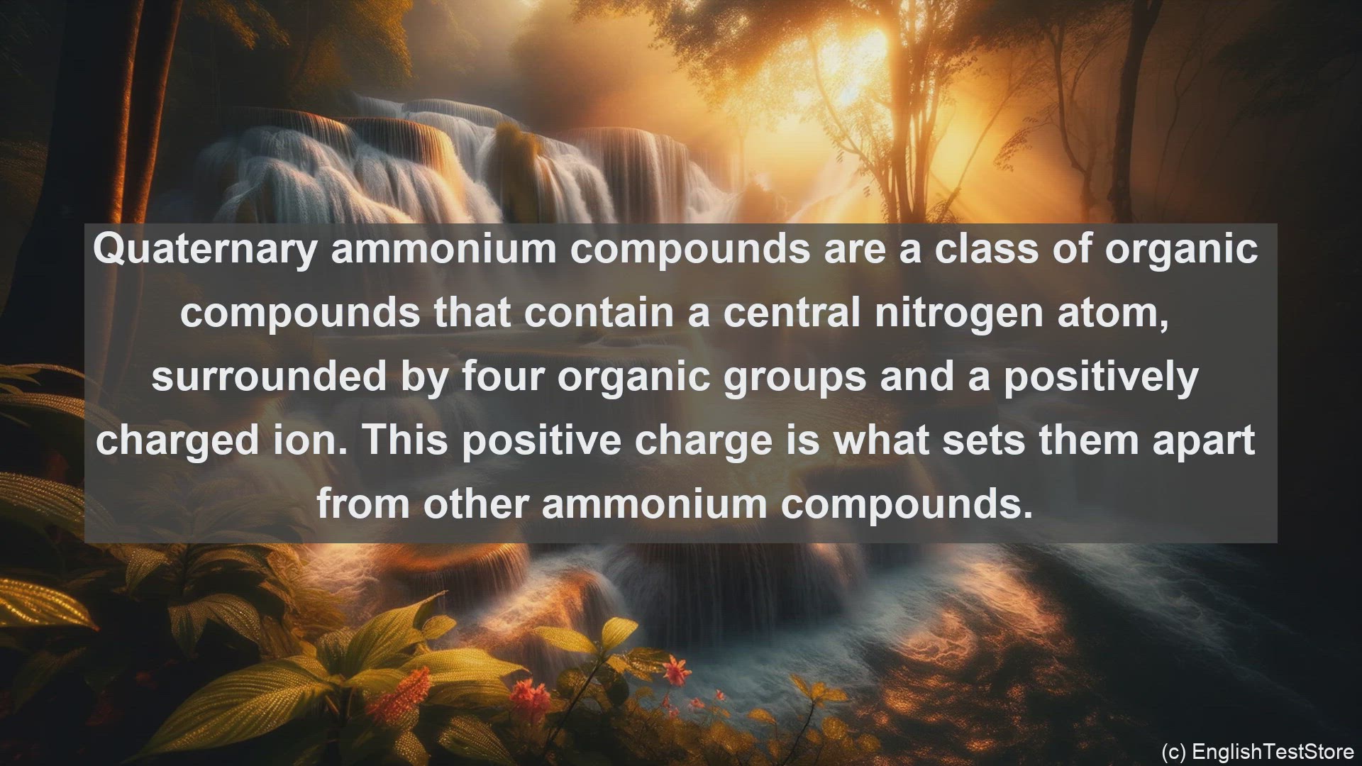 'Video thumbnail for Quaternary ammonium compound in science  definition and examples'