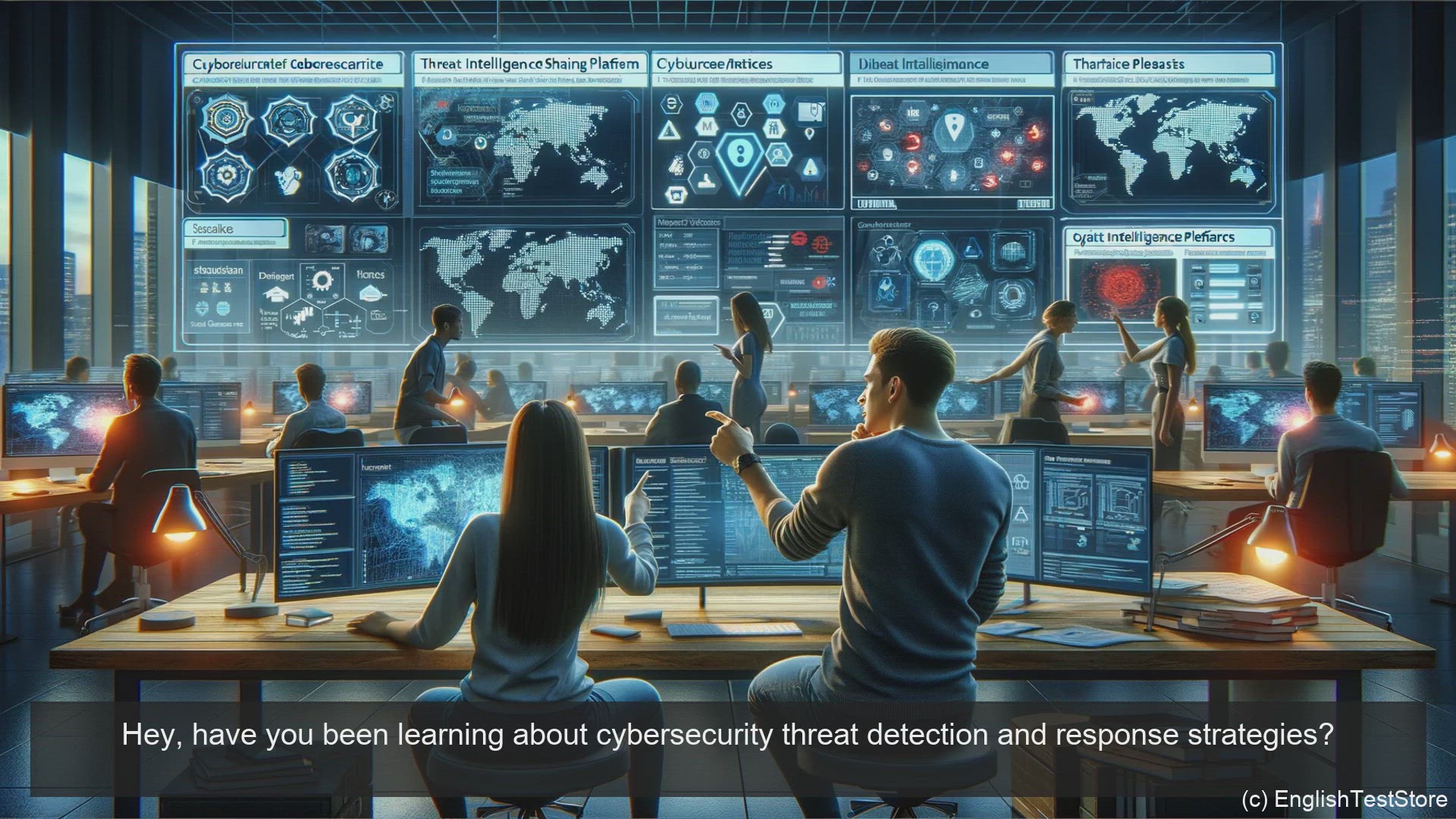 'Video thumbnail for English Conversation for Informatics Engineering: Cybersecurity Threat Detection and Response Strategies'