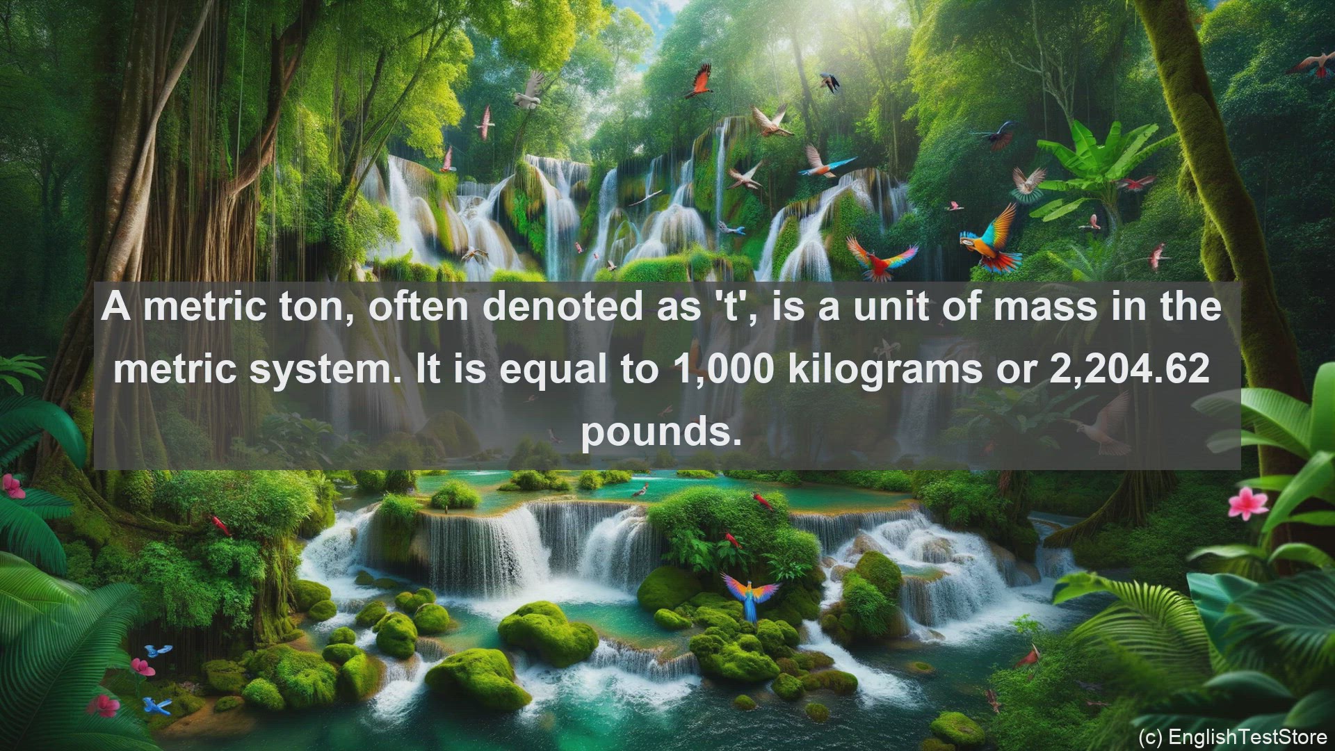 'Video thumbnail for Metric ton in science  definition and examples'