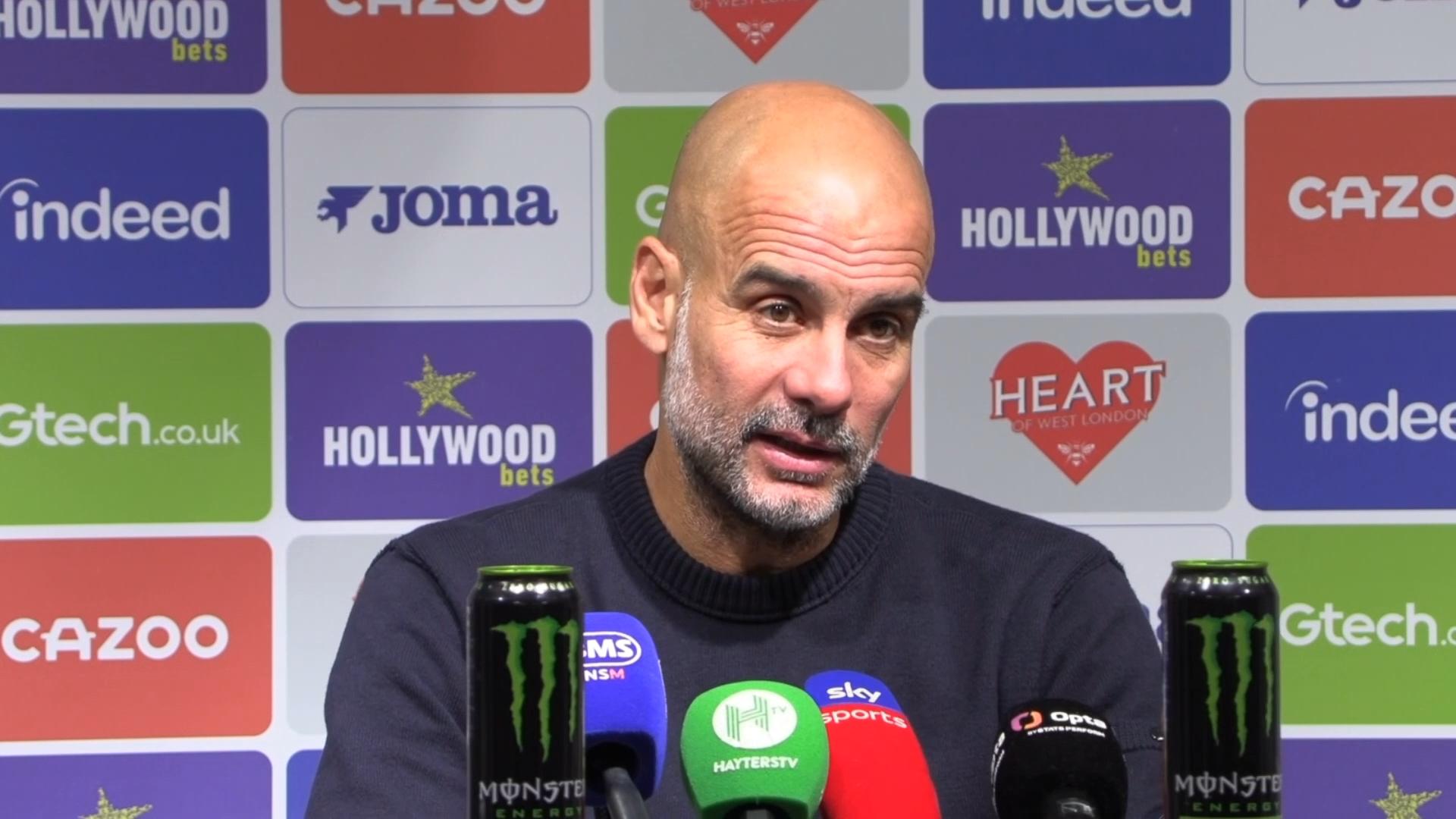 Video thumbnail for 'Honour to be alongside Ferguson and Wenger' - Guardiola after 250th league win