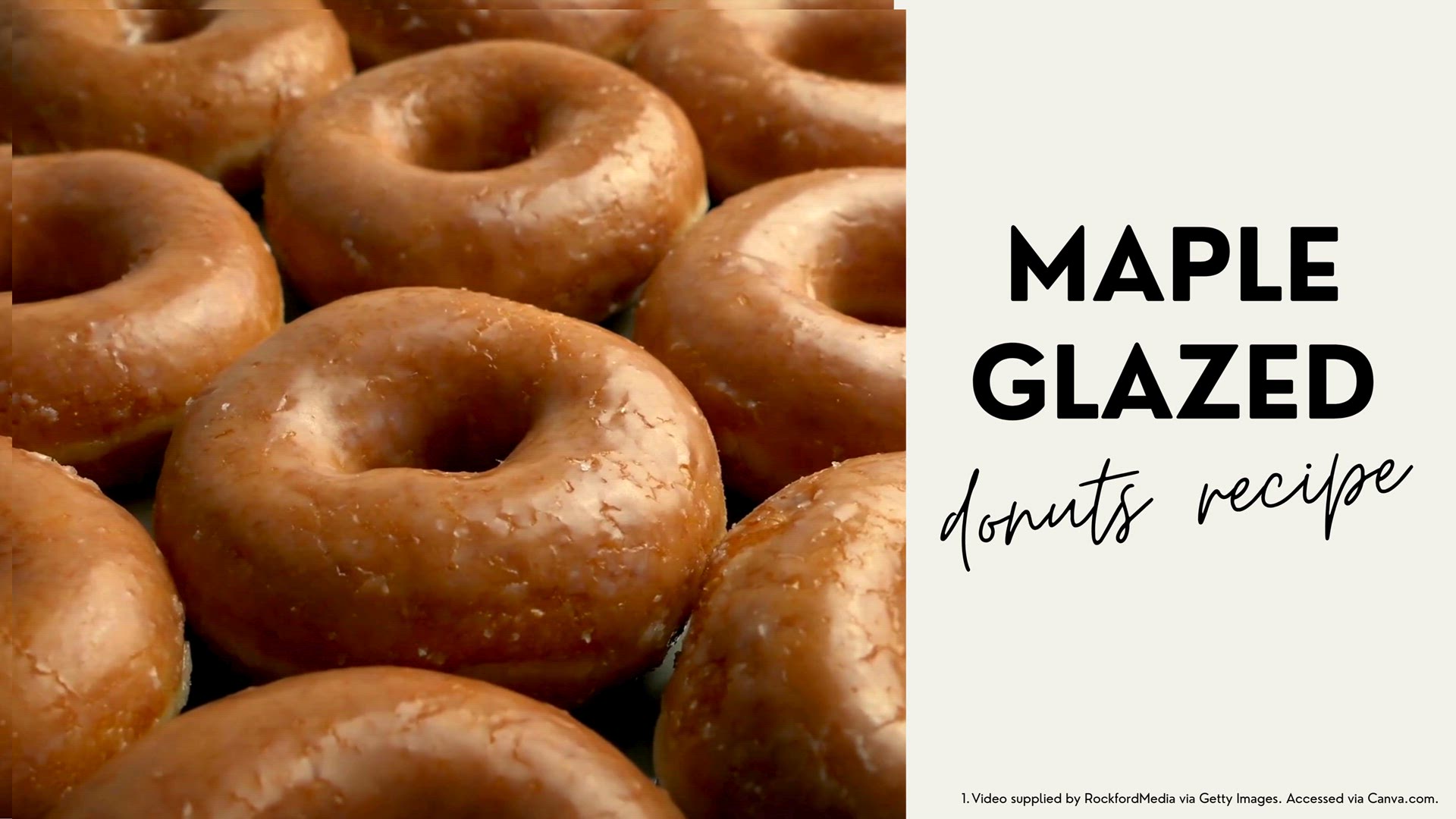 'Video thumbnail for Maple Glazed Donuts'
