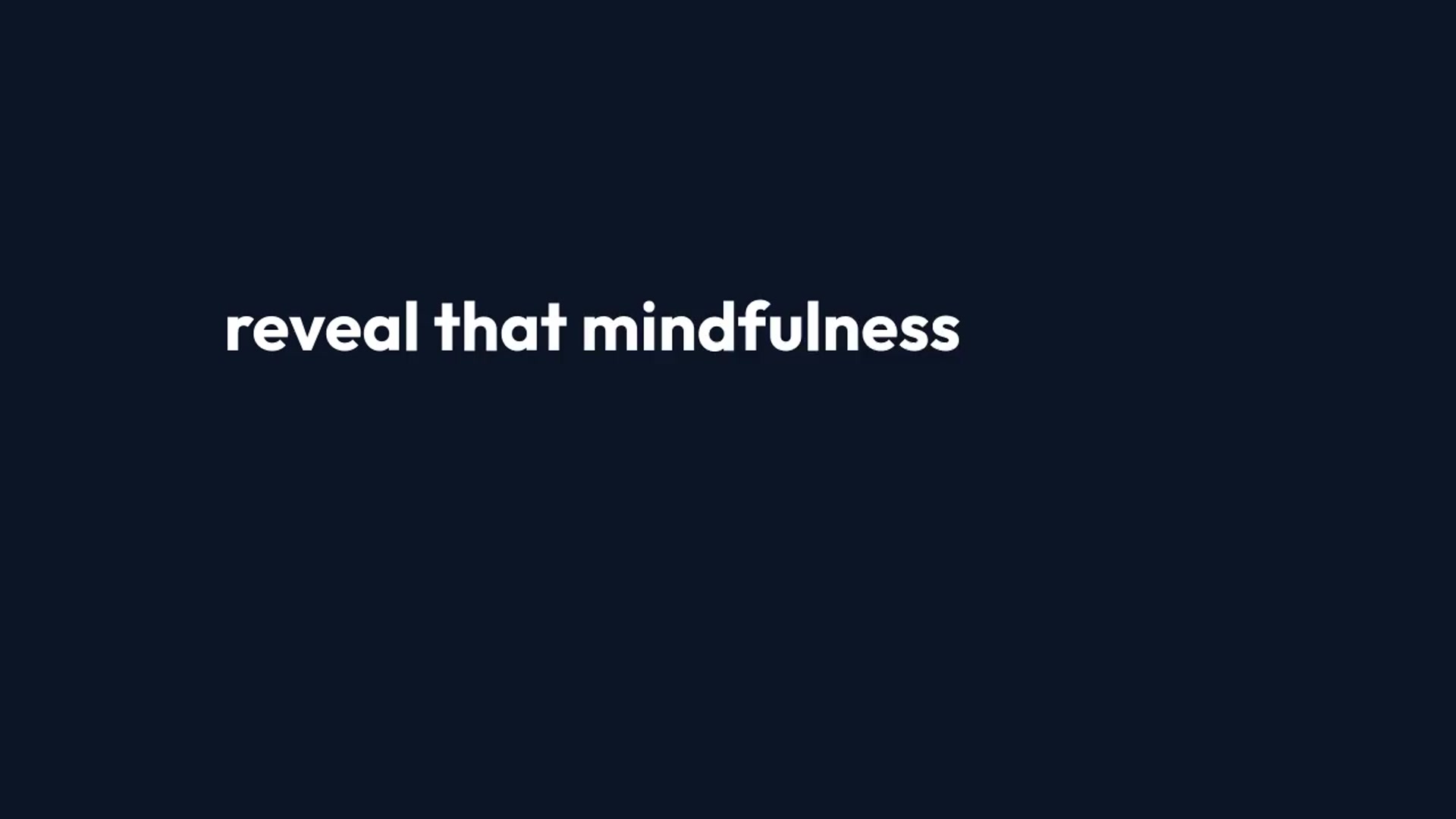 Video thumbnail for The Science Behind Mindfulness