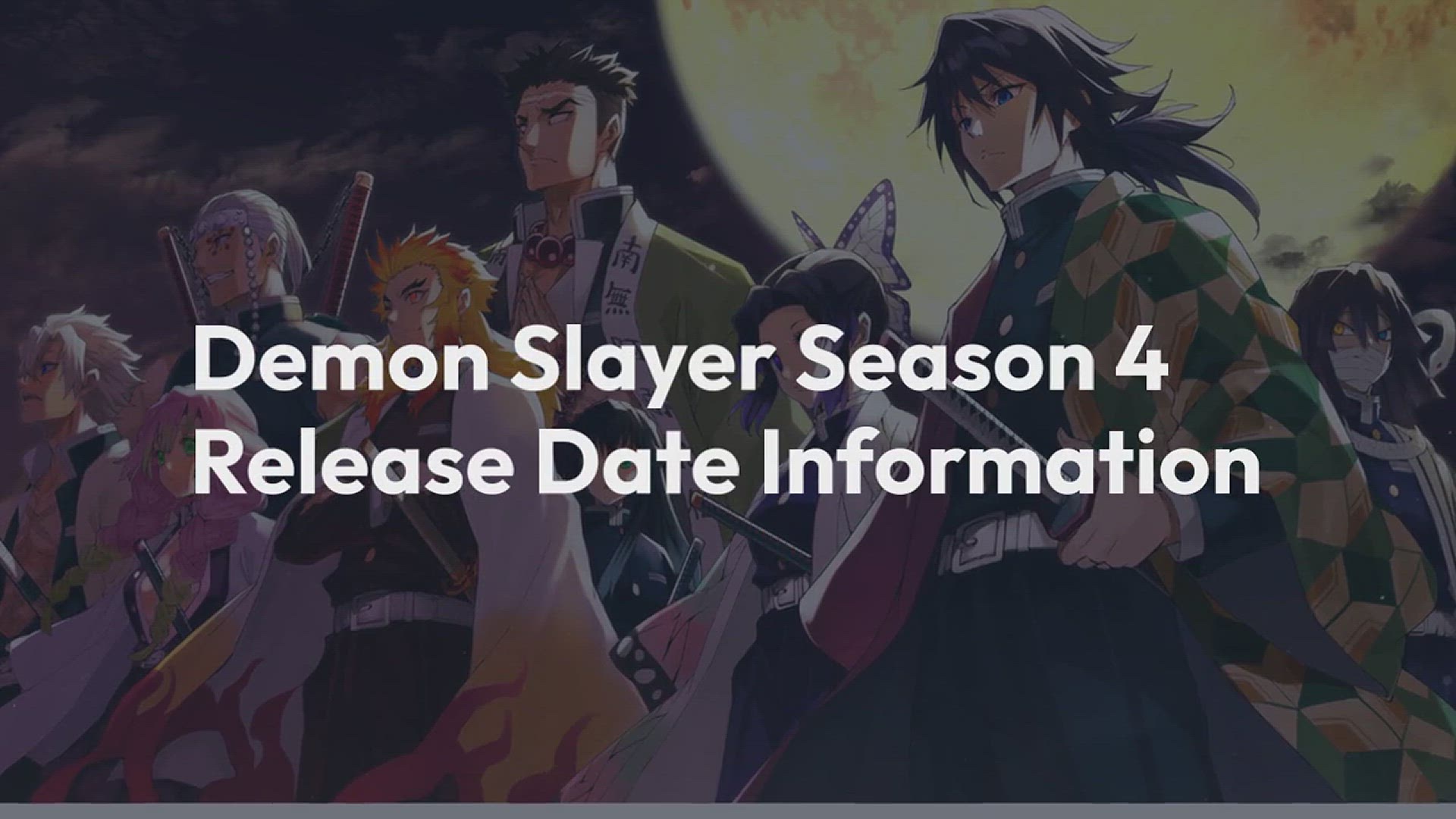 Demon Slayer Season 4: Demon Slayer Season 4: Hashira Arc reveals release  window, check the trailer of the sequel - The Economic Times