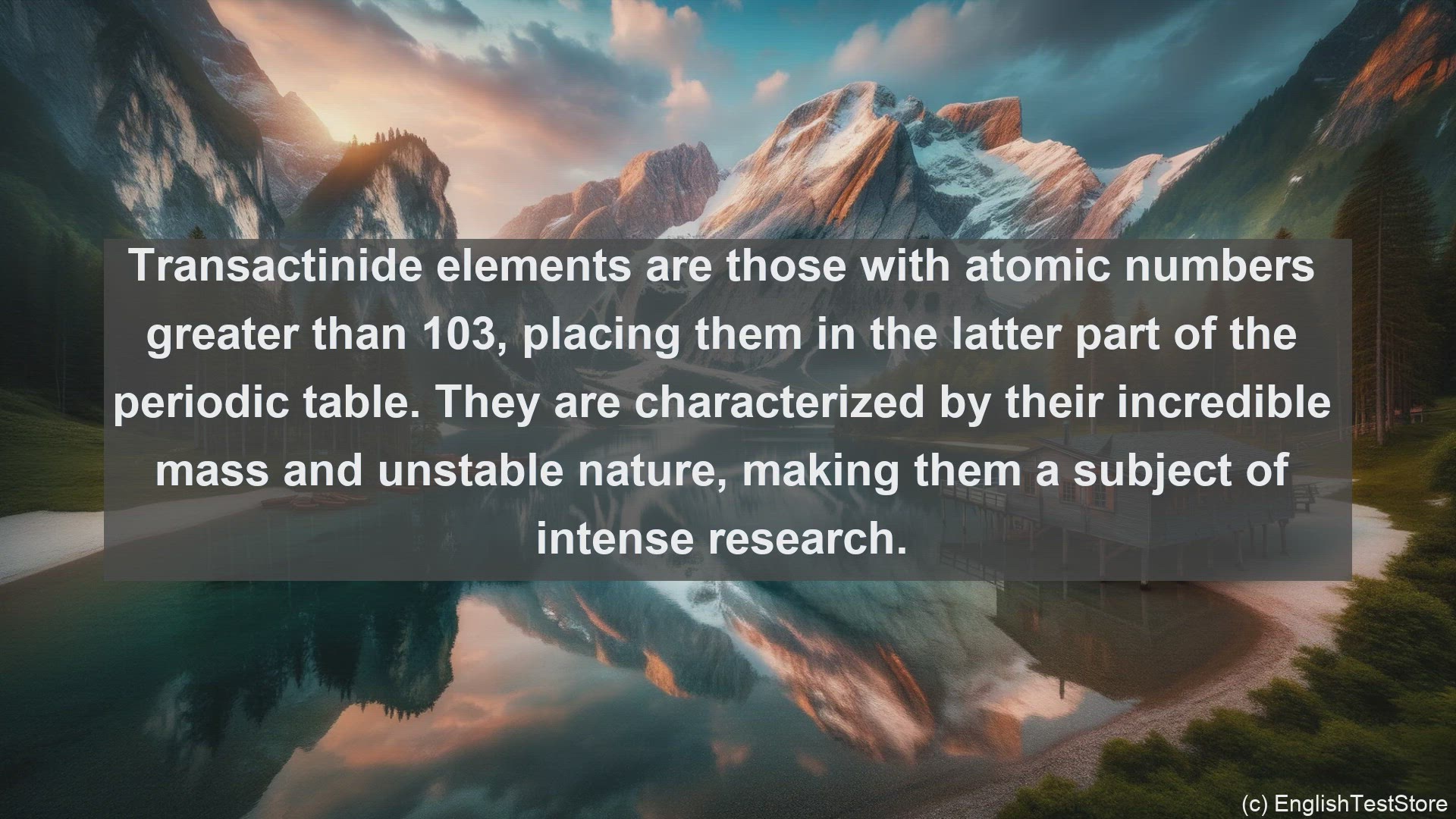 'Video thumbnail for Transactinide elements in science  definition and examples'