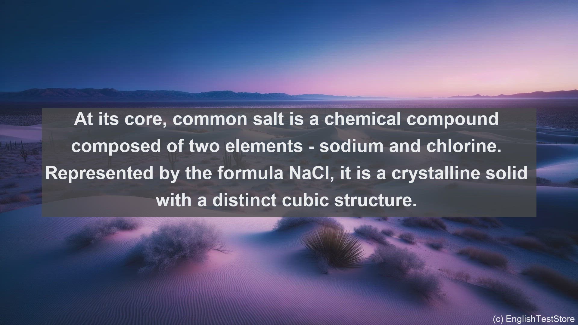 'Video thumbnail for Common salt in science  definition and examples'