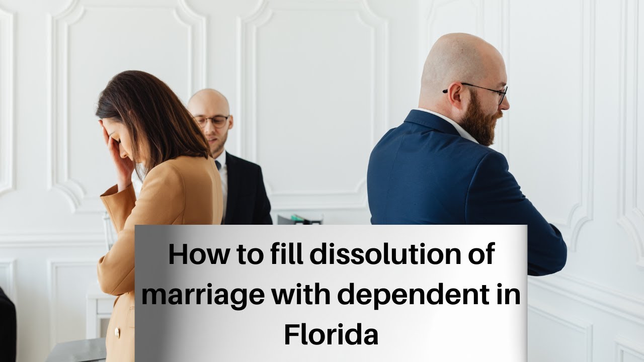 Video thumbnail for How to fill dissolution of marriage with dependent in Florida
