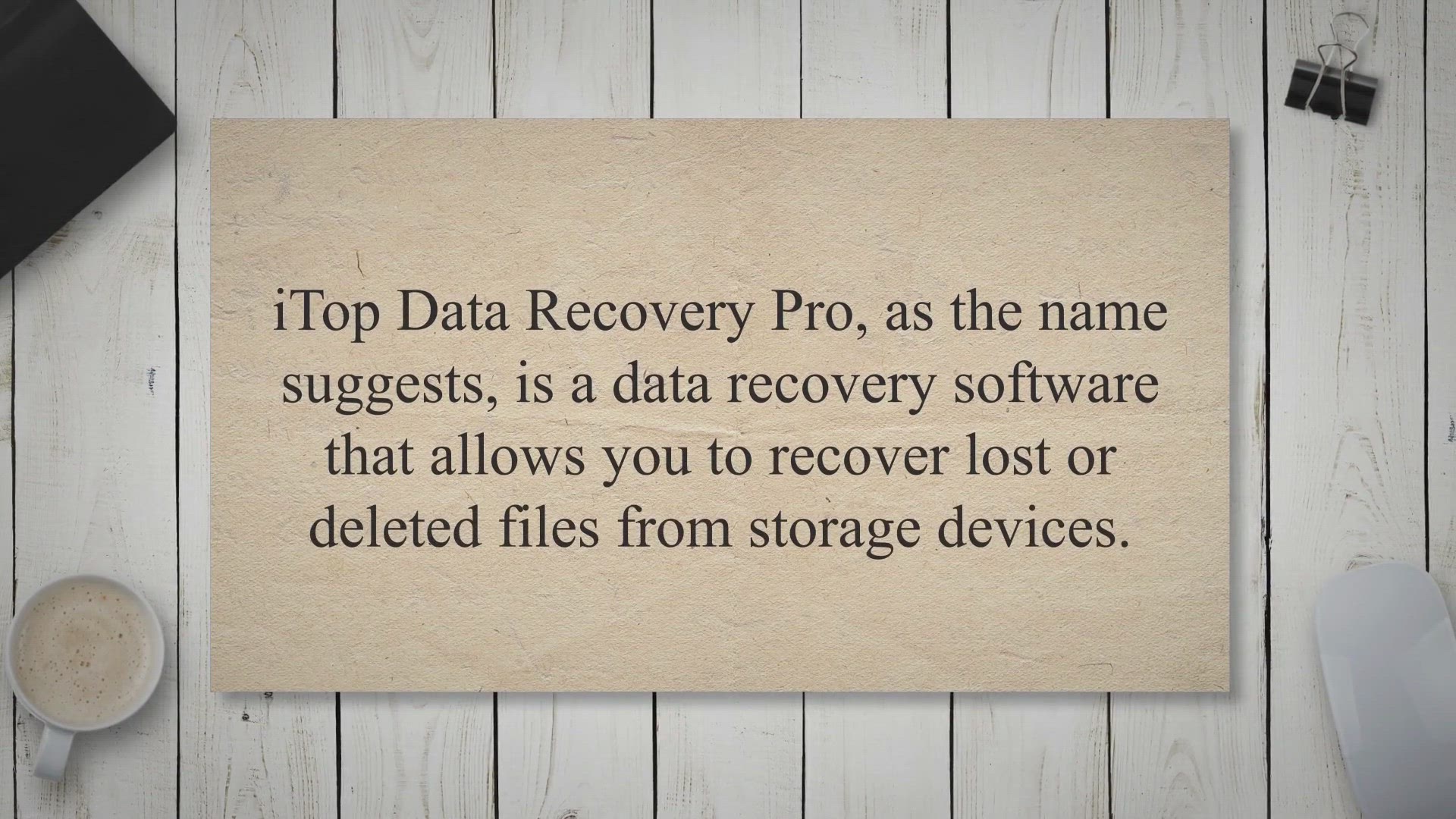 'Video thumbnail for Giveaway: Free License for iTop Data Recovery Pro'