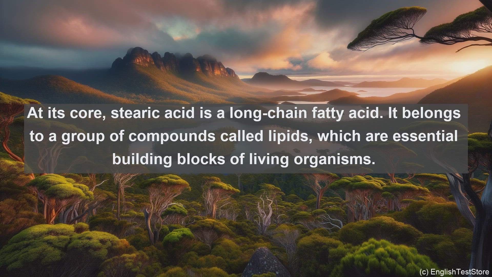 'Video thumbnail for Stearic acid in science  definition and examples'