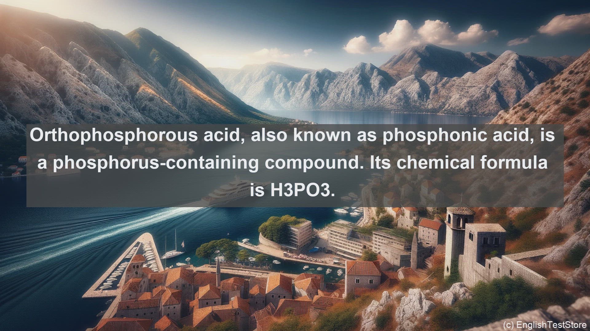 'Video thumbnail for Orthophosphorous acid in science  definition and examples'