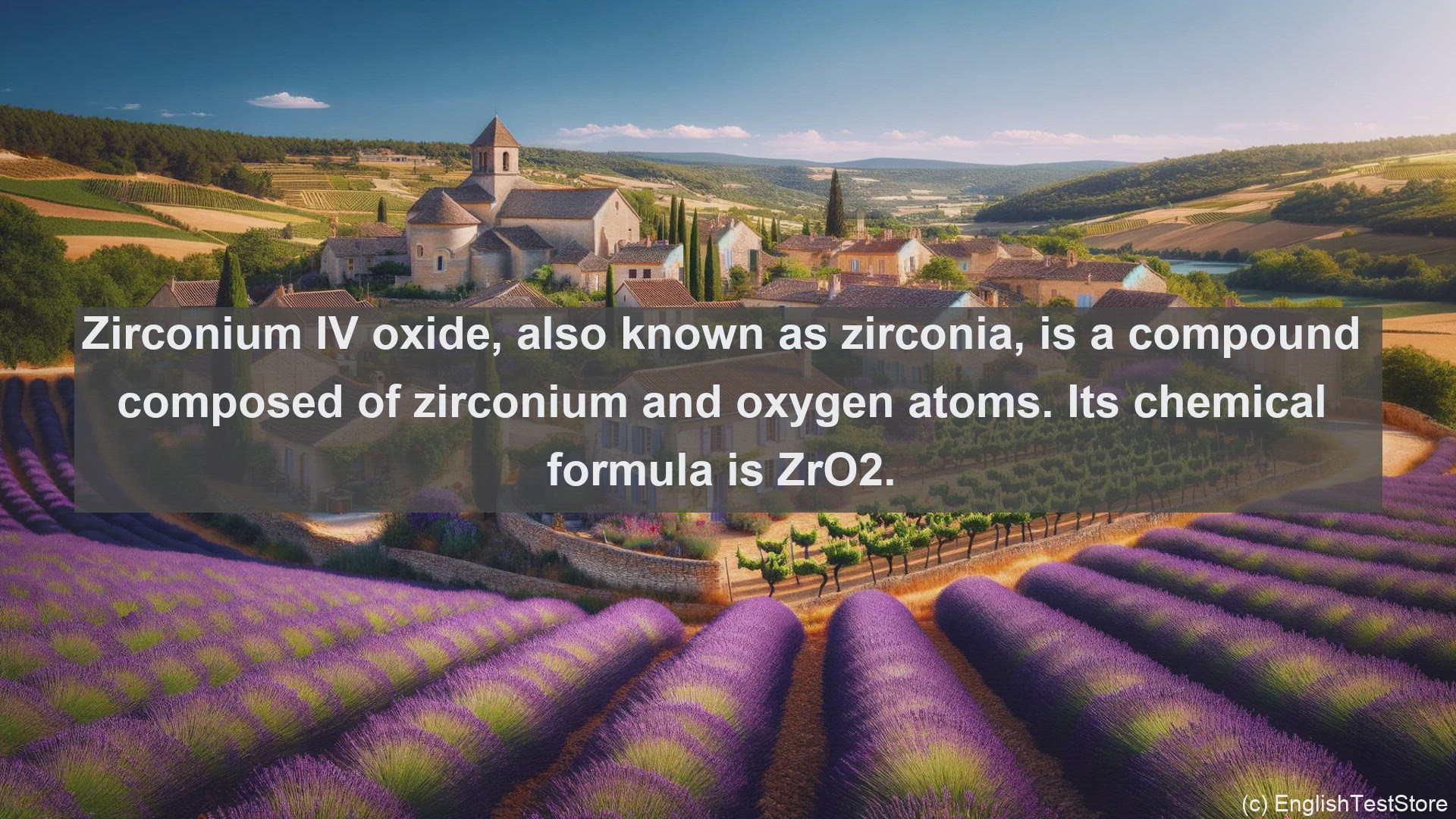 'Video thumbnail for Zirconium iv oxide in science  definition and examples'