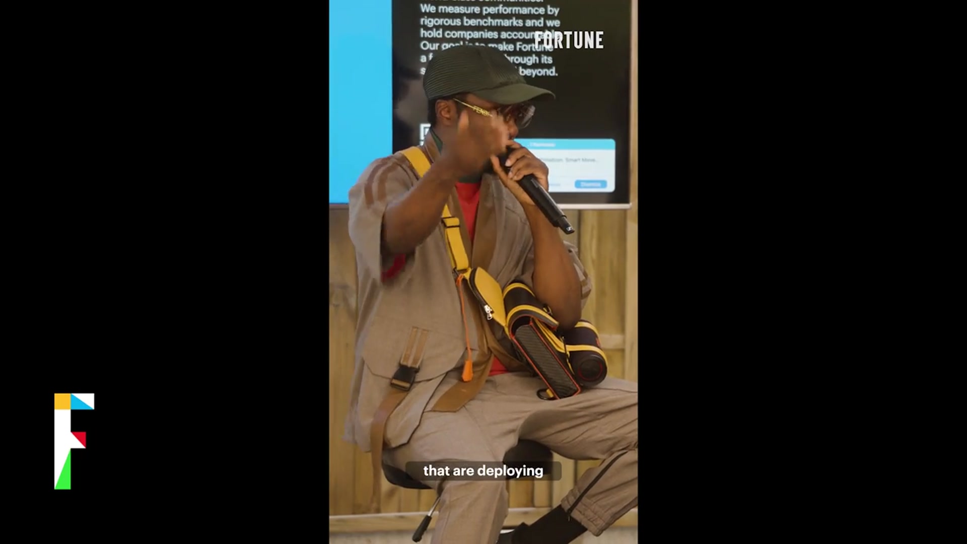 'Video thumbnail for Will.i.am says businesses need to avoid "dystopian" AI tactics'