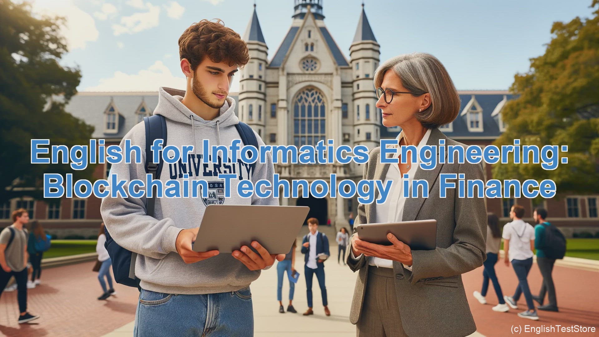 'Video thumbnail for English Conversation for Informatics Engineering: Blockchain Technology in Finance'