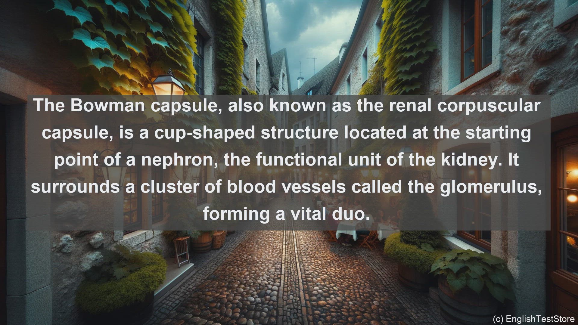 'Video thumbnail for Bowman capsule in science  definition and examples'